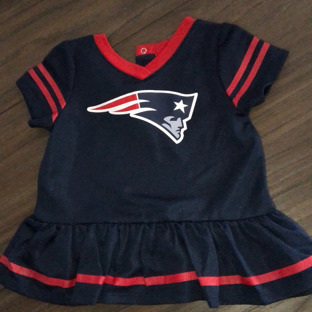 Baby girl New England Patriots Outfit